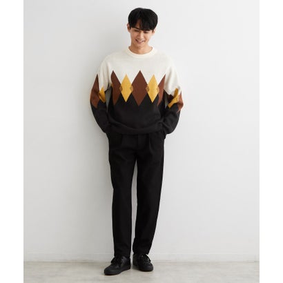 ザ ショップ ティーケー(メンズ) THE SHOP TK(Men) コットンカシミヤブレンドニット （アイボリー(204)）｜詳細画像