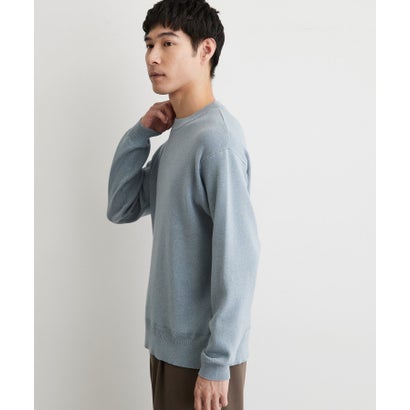 ザ ショップ ティーケー(メンズ) THE SHOP TK(Men) コットンカシミヤブレンドニット （ネイビー(294)）｜詳細画像