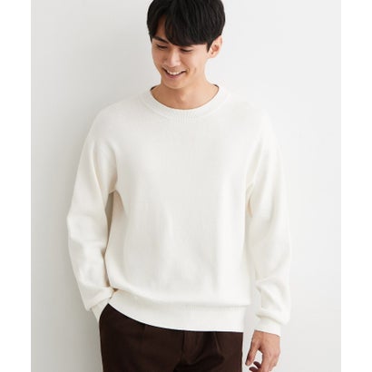 ザ ショップ ティーケー(メンズ) THE SHOP TK(Men) コットンカシミヤブレンドニット （ネイビー(294)）｜詳細画像