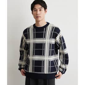コットンカシミヤブレンドニット （ネイビー(294)）