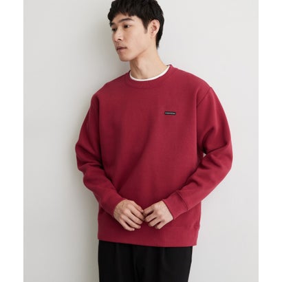 ザ ショップ ティーケー(メンズ) THE SHOP TK(Men) 【裏起毛／洗濯機OK】ワンポイントスウェット （チャコールグレー(014)）｜詳細画像