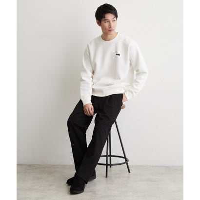 ザ ショップ ティーケー(メンズ) THE SHOP TK(Men) 【裏起毛／洗濯機OK】ワンポイントスウェット （チャコールグレー(014)）｜詳細画像