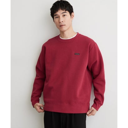 ザ ショップ ティーケー(メンズ) THE SHOP TK(Men) 【裏起毛／洗濯機OK】ワンポイントスウェット （オフホワイト(003)）｜詳細画像