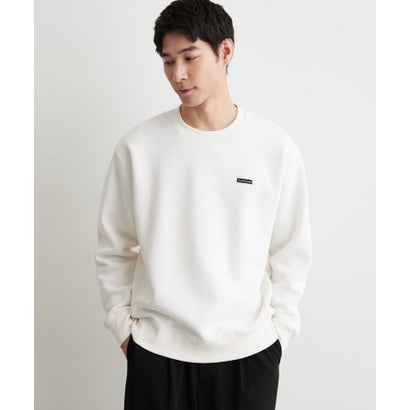 ザ ショップ ティーケー(メンズ) THE SHOP TK(Men) 【裏起毛／洗濯機OK】ワンポイントスウェット （オフホワイト(003)）｜詳細画像