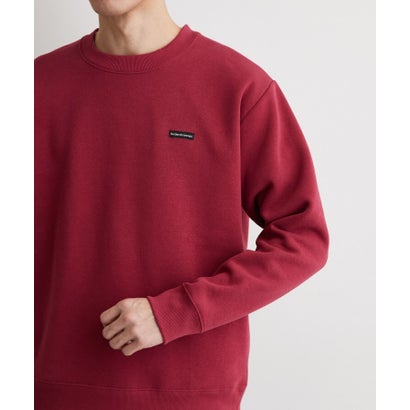 ザ ショップ ティーケー(メンズ) THE SHOP TK(Men) 【裏起毛／洗濯機OK】ワンポイントスウェット （ボルドー(064)）｜詳細画像
