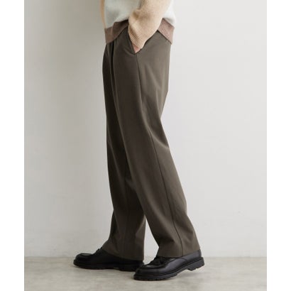 ザ ショップ ティーケー(メンズ) THE SHOP TK(Men) 【裏起毛／ストレッチ／洗濯機OK／ベルト要らず】セミワイドイージーパンツ WARM （チャコールグレー(014)）｜詳細画像