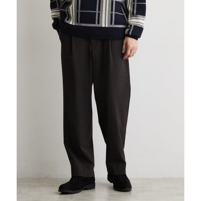 ザ ショップ ティーケー(メンズ) THE SHOP TK(Men) 【裏起毛／ストレッチ／洗濯機OK／ベルト要らず】セミワイドイージーパンツ WARM （チャコールグレー(014)）｜詳細画像