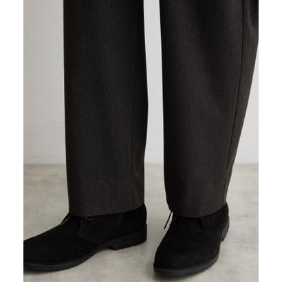 ザ ショップ ティーケー(メンズ) THE SHOP TK(Men) 【裏起毛／ストレッチ／洗濯機OK／ベルト要らず】セミワイドイージーパンツ WARM （チャコールグレー(014)）｜詳細画像