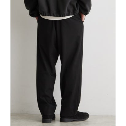 ザ ショップ ティーケー(メンズ) THE SHOP TK(Men) 【裏起毛／ストレッチ／洗濯機OK／ベルト要らず】セミワイドイージーパンツ WARM （チャコールグレー(014)）｜詳細画像