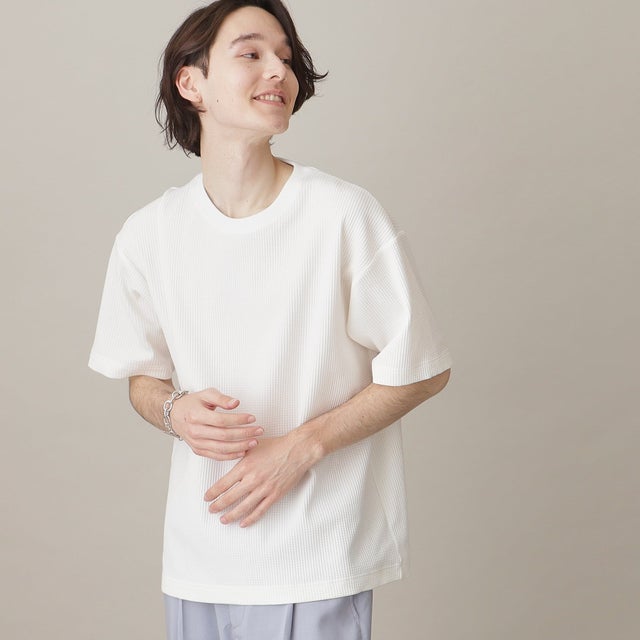 
                    【軽量・UVカット・アンチピリング・吸水速乾】ライトテックサーマル半袖Tシャツ （オフホワイト(003)）