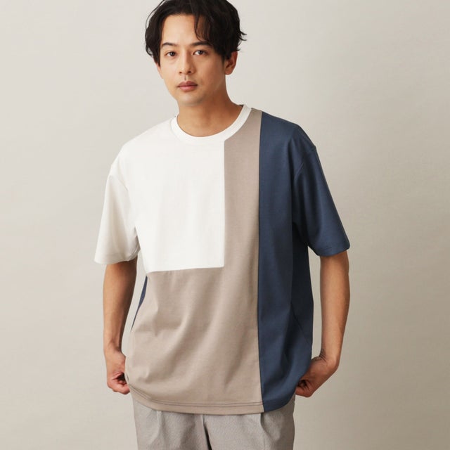 
                    ポンチパネル半袖Tシャツ （オフホワイト(503)）