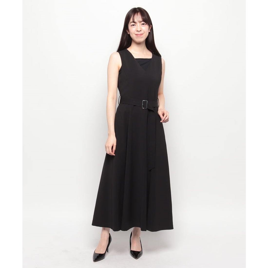 セオリー Theory ドレスCRISP TWILL VNK VOLUME DR （ブラウン 