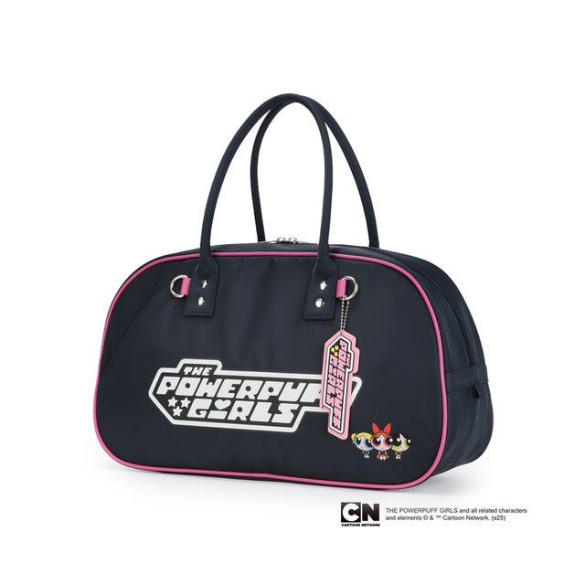 パワーパフガールズ スクールバッグ ナイロン The Powerpuff Girls TPGSR-02 （ブラック×ピンク）