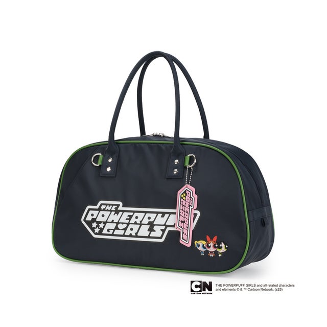 パワーパフガールズ スクールバッグ ナイロン The Powerpuff Girls TPGSR-02 （ブラック×グリーン）