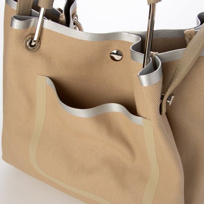 STUART Metal handle 2way Tote Bag （NAVY/SILVER）｜詳細画像