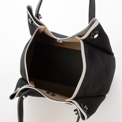 STUART Side tuck Tote Bag （BEIGE/SILVER）｜詳細画像