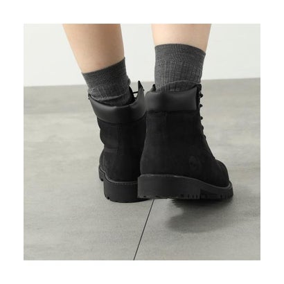 Timberland KIDS ブーツ 6 IN LACE WATERPROOF BOOT 112907 （001/BLACK-ブラック）｜詳細画像