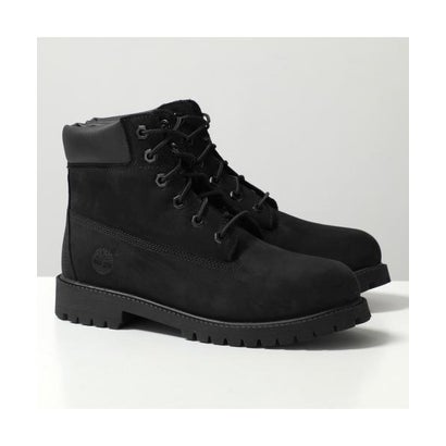 Timberland KIDS ブーツ 6 IN LACE WATERPROOF BOOT 112907 （001/BLACK-ブラック）｜詳細画像
