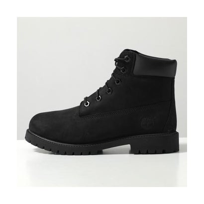 Timberland KIDS ブーツ 6 IN LACE WATERPROOF BOOT 112907 （001/BLACK-ブラック）｜詳細画像