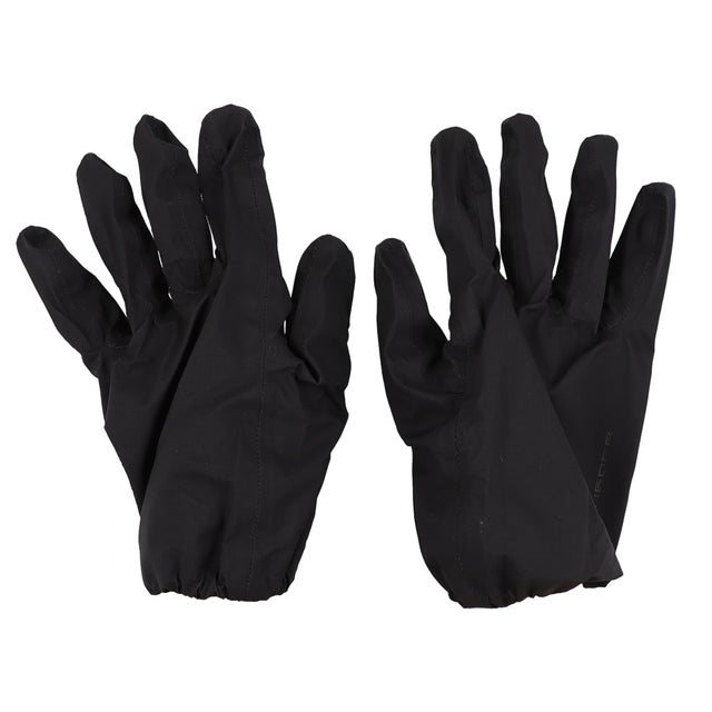 トレッキング グローブ 防水透湿3レイヤー素材使用レインオーバーグローブ （BLACK）