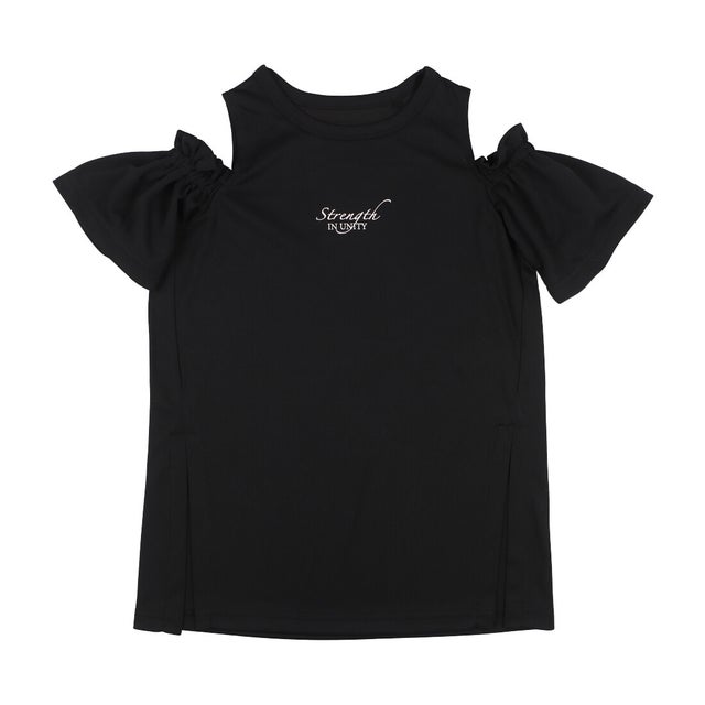
                    ジュニア 半袖機能Tシャツ icool チュニック TR-9A4254OPG （ブラック）