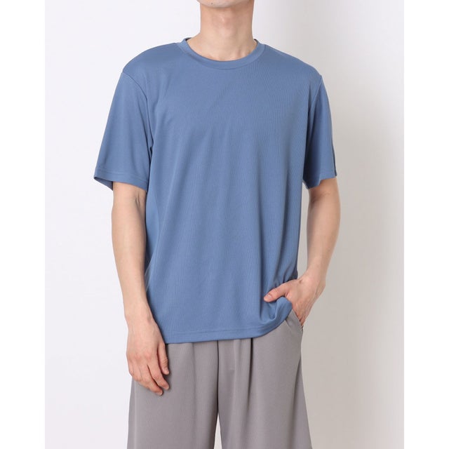 メンズ 半袖機能Tシャツ TRiCOOL_シャネツ iCOOL 遮熱UV Tシャツ TR-9A1005TS （ブルー）