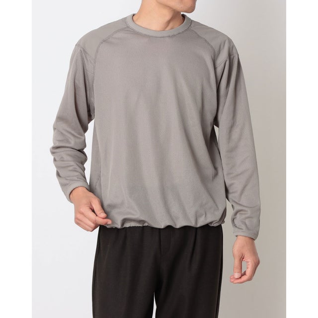 メンズ 長袖Tシャツ 保温リバーシブルロングTシャツ Octa(R)使用 TR-9C1546TJ （ベージュ）