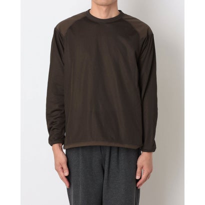 メンズ 長袖Tシャツ 保温リバーシブルロングTシャツ Octa(R)使用 TR-9C1546TJ （ブラウン）｜詳細画像