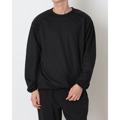 メンズ 長袖Tシャツ 保温リバーシブルロングTシャツ Octa(R)使用 TR-9C1546TJ （ブラック）｜詳細画像
