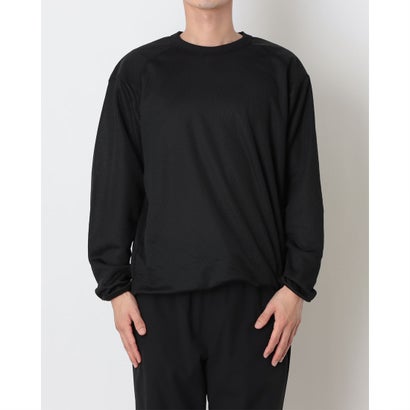 メンズ 長袖Tシャツ 保温リバーシブルロングTシャツ Octa(R)使用 TR-9C1546TJ （ブラック）｜詳細画像