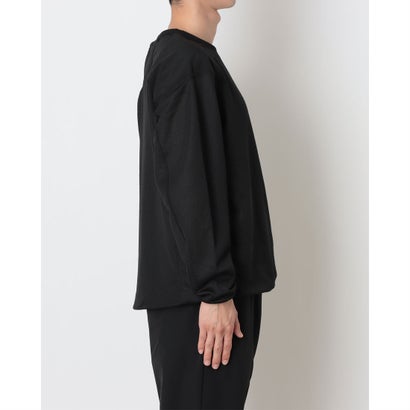メンズ 長袖Tシャツ 保温リバーシブルロングTシャツ Octa(R)使用 TR-9C1546TJ （ブラック）｜詳細画像