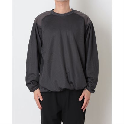 メンズ 長袖Tシャツ 保温リバーシブルロングTシャツ Octa(R)使用 TR-9C1546TJ （グレー）｜詳細画像