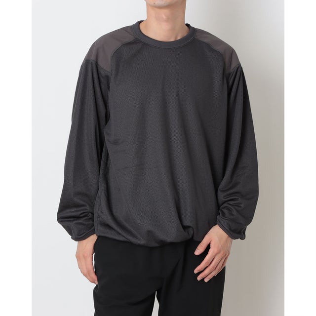 メンズ 長袖Tシャツ 保温リバーシブルロングTシャツ Octa(R)使用 TR-9C1546TJ （グレー）