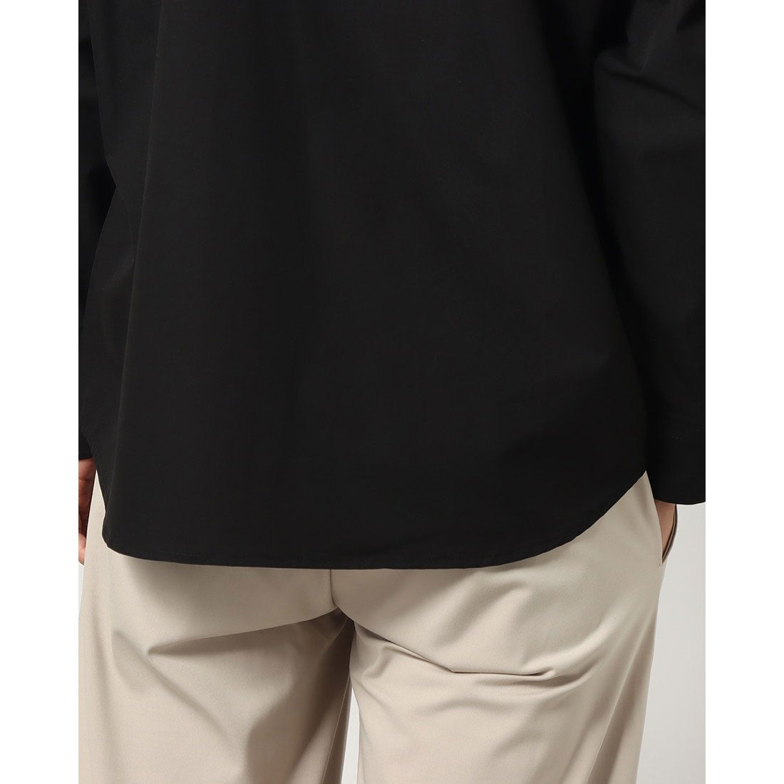 全国総量無料で ティゴラ TIGORA メンズ アウトドア 長袖シャツ TR-9P1811HL ブラック