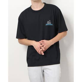 メンズ アウトドア 半袖Tシャツ MVSドライ天竺ロゴBIGTシャツ TR-9P1272TS （ブラック）