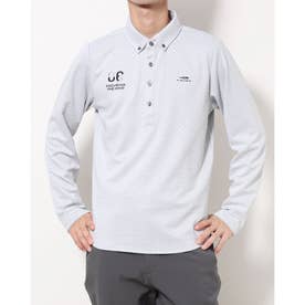 メンズ ゴルフ 長袖シャツ M蓄熱保温ボタンダウンシャツ TR-1L1532B （ホワイト）