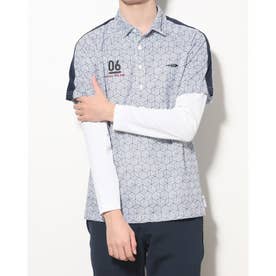 メンズ ゴルフ セットシャツ 遮熱キューブプリントポロセットシャツ TR-1L1113P2P （カラーなし）