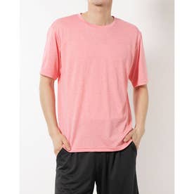 メンズ 半袖機能Tシャツ ドライUVカットTシャツ TR-9A1264TS （ピンク杢）