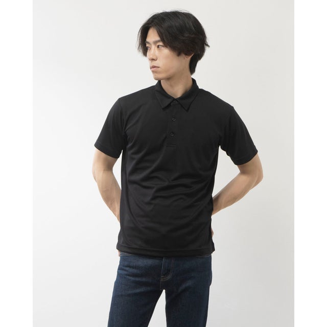 
                    メンズ 半袖機能ポロシャツ iCOOL ポロシャツ TR-9A1074PS （ブラック）
