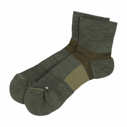 トレッキング ソックス ウールサポートソックス ショート丈 （KHAKI）｜詳細画像