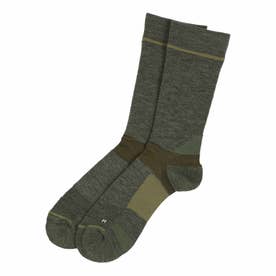 トレッキング ソックス ウールサポートソックス レギュラー丈 （KHAKI）