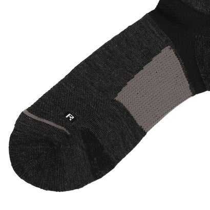 トレッキング ソックス ウールサポートソックス レギュラー丈 （BLACK）｜詳細画像