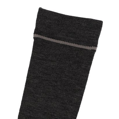 トレッキング ソックス ウールサポートソックス レギュラー丈 （BLACK）｜詳細画像