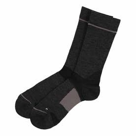 トレッキング ソックス ウールサポートソックス レギュラー丈 （BLACK）