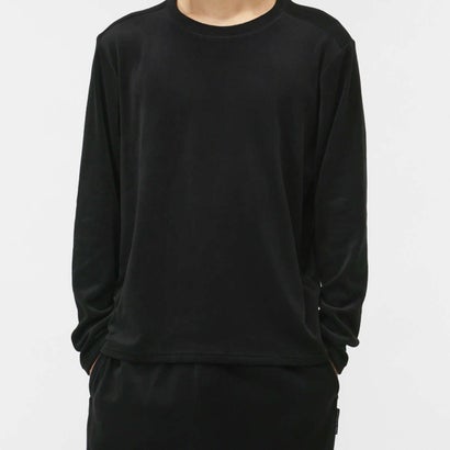 長袖インナーシャツ TIGORASLEEP 長袖Tシャツ ベロア素材_一般医療機器 （ブラック）｜詳細画像