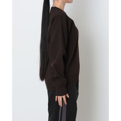 ライフスタイル ウェア ウォッシャブルニットクルーネックセーター （BROWN）｜詳細画像