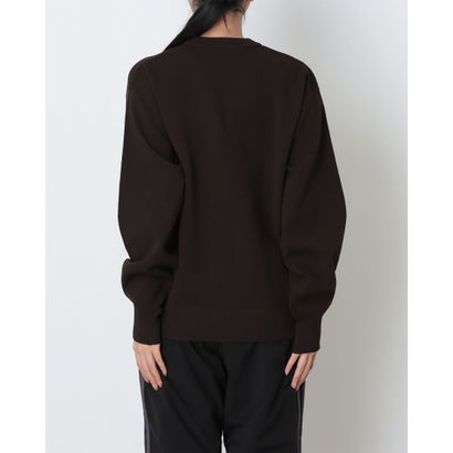 ライフスタイル ウェア ウォッシャブルニットクルーネックセーター （BROWN）｜詳細画像