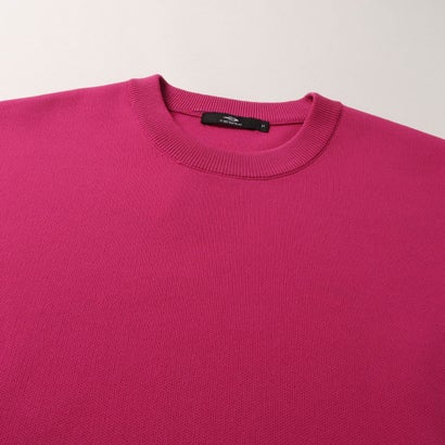 ライフスタイル ウェア ウォッシャブルニットクルーネックセーター （PINK）｜詳細画像