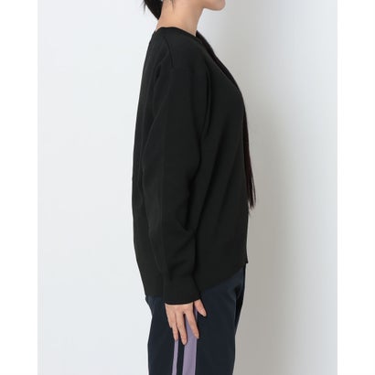 ライフスタイル ウェア ウォッシャブルニットクルーネックセーター （BLACK）｜詳細画像