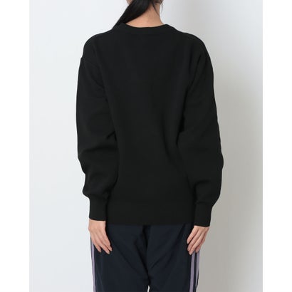 ライフスタイル ウェア ウォッシャブルニットクルーネックセーター （BLACK）｜詳細画像
